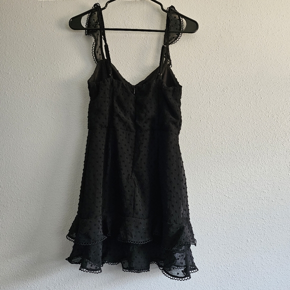 Ruched Sweetheart Dress in Black LUCY IN THE SKY - Picture 8 of 9